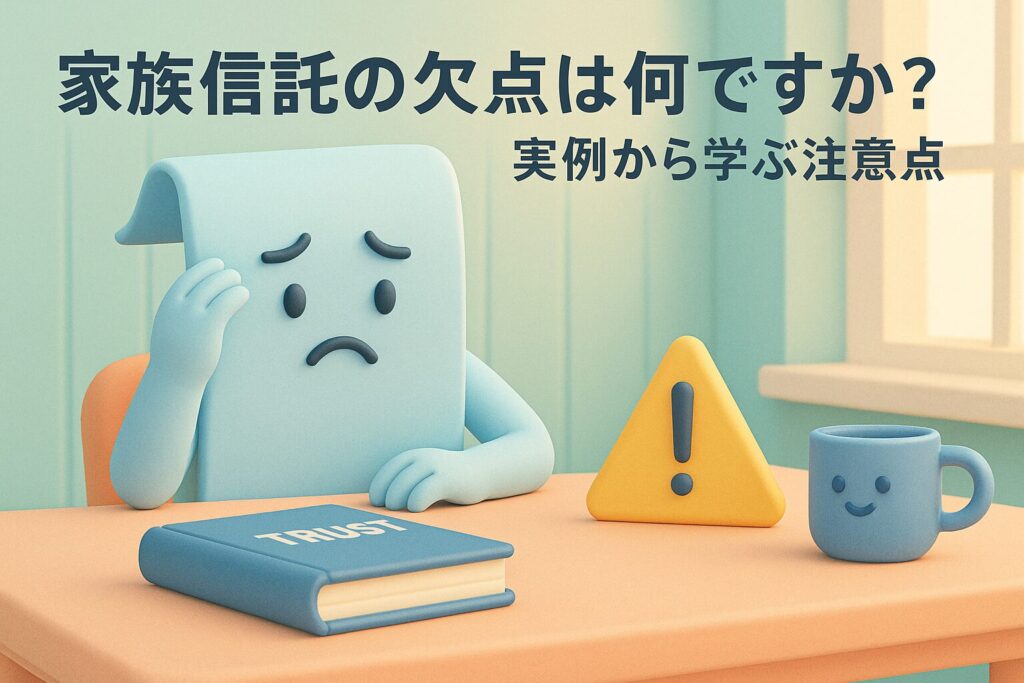 家族信託の欠点は何ですか？実例から学ぶ注意点