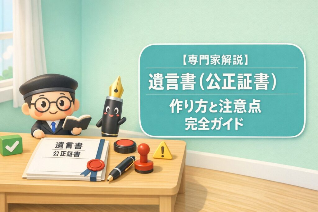 遺言（公正証書）の
作り方