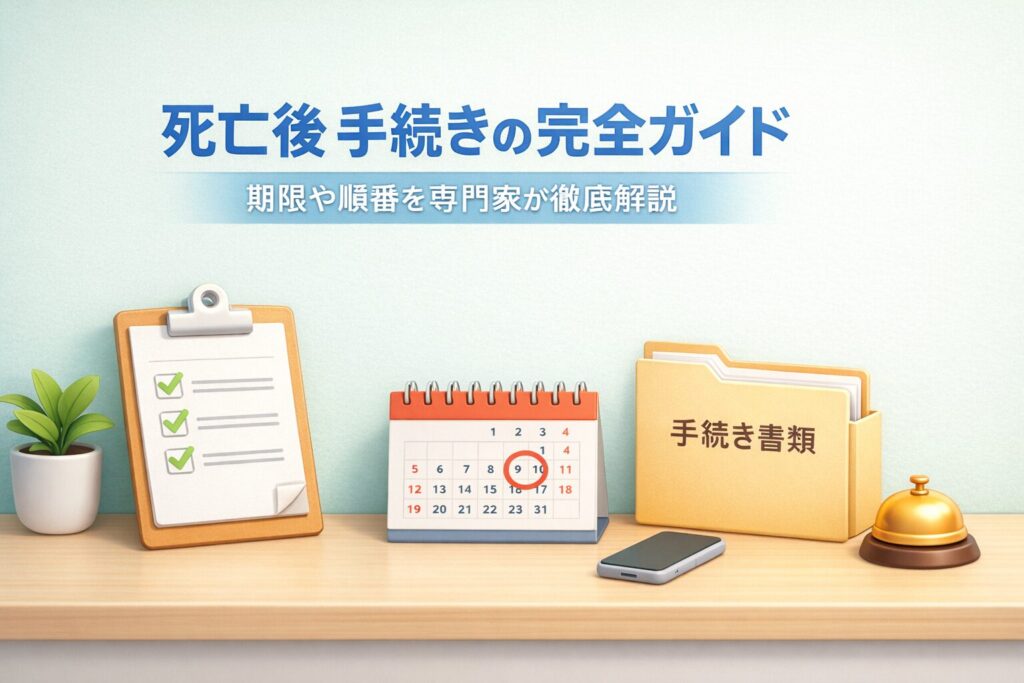 亡くなった直後の手続き