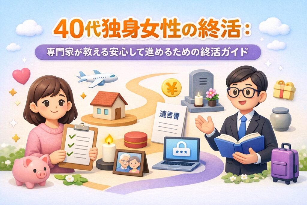 40代独身女性終活：専門家が教える安心して進めるための終活プラン