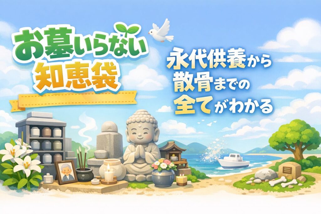 お墓いらない知恵袋：永代供養から散骨までの全てがわかる