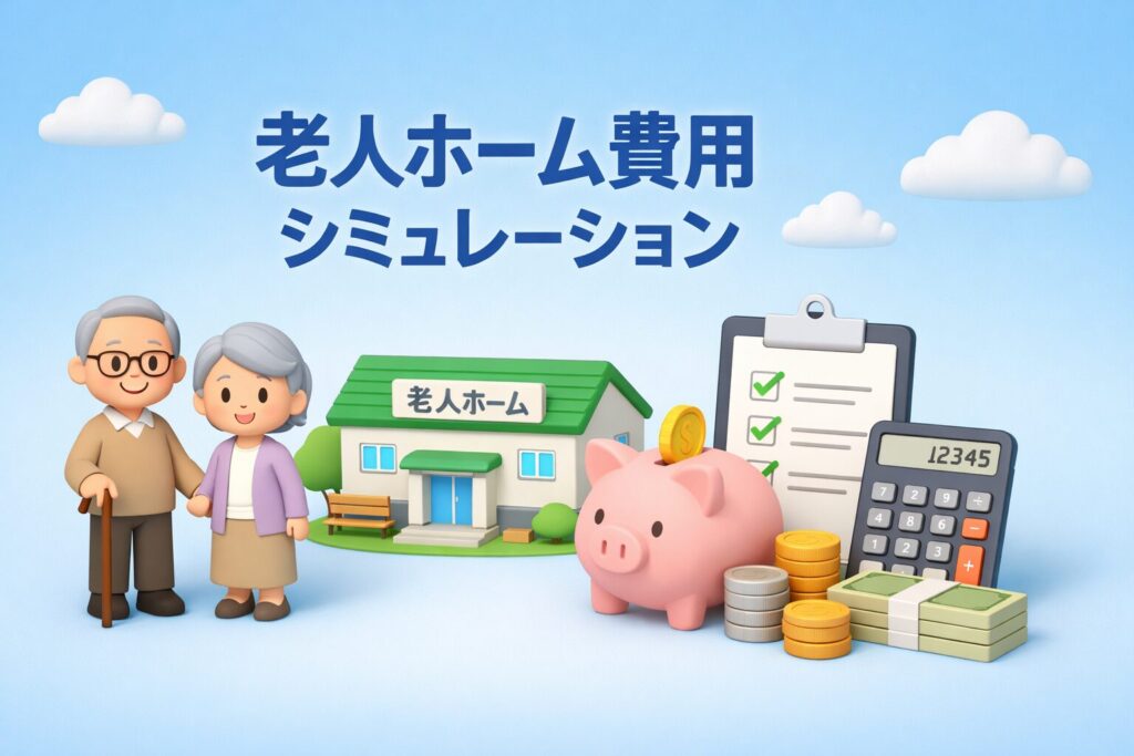 老人ホーム費用シミュレーションで総額を簡単把握！月々の費用まで詳細解説