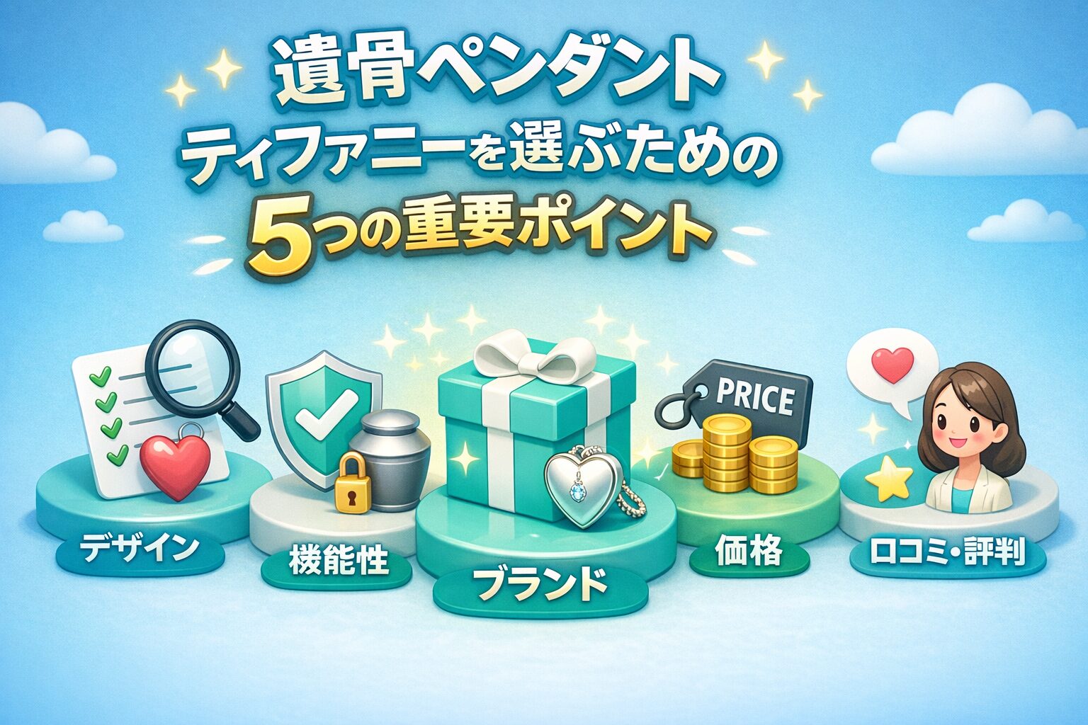 遺骨ペンダントティファニーを選ぶための5つの重要ポイント