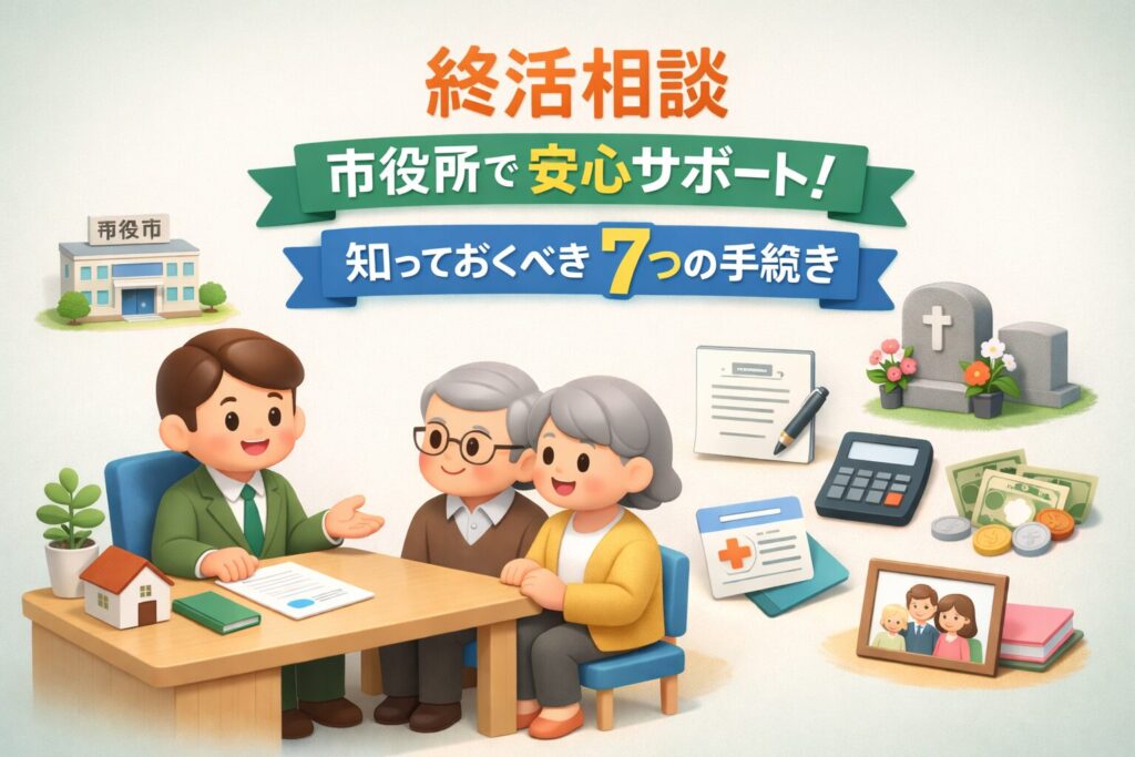 終活相談市役所で安心のサポート！知っておくべき7つの手続き