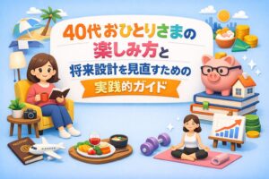 40代おひとりさまの楽しみ方と将来設計を見直すための実践的ガイド