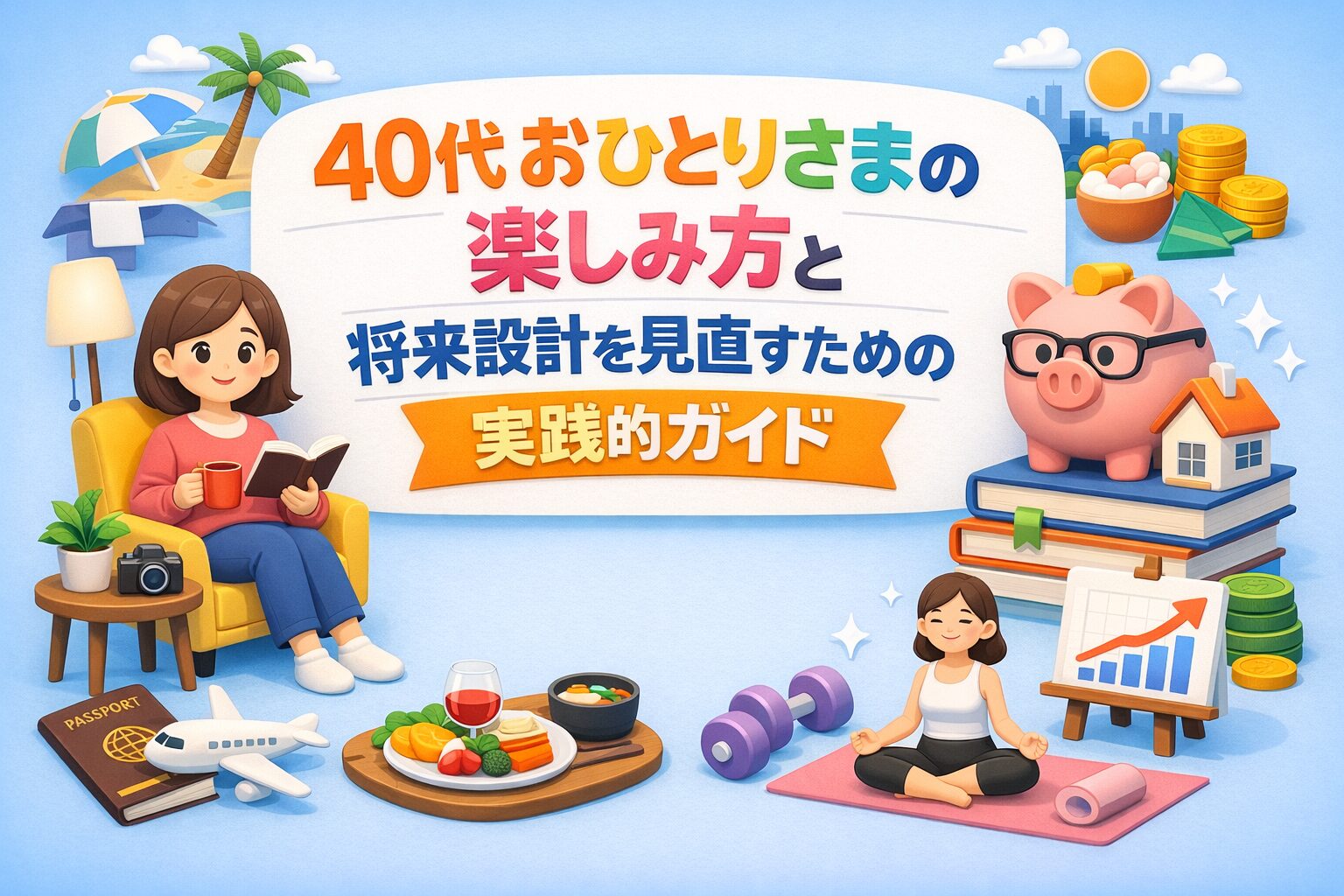 40代おひとりさまの楽しみ方と将来設計を見直すための実践的ガイド