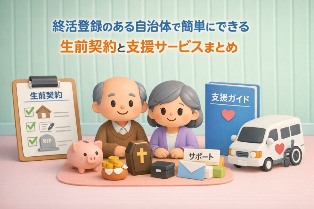 終活登録自治体で簡単にできる生前契約と支援サービスまとめ
