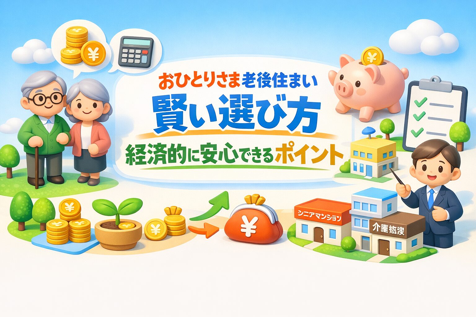おひりさま老後住まい賢い選び方経済的に安心できるポイント
