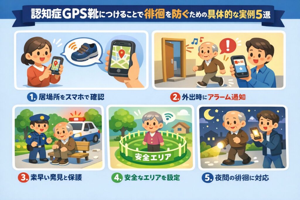 認知症GPS靴につけることで徘徊を防ぐための具体的な実例5選