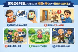 認知症GPS靴につけることで徘徊を防ぐための具体的な実例5選