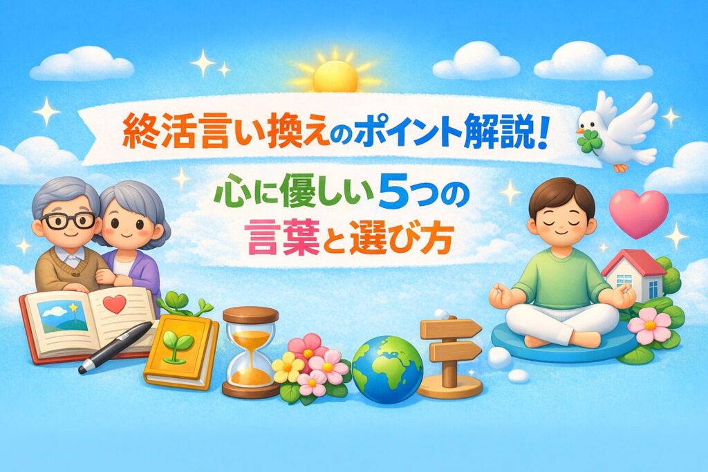 終活言い換えのポイント解説！心に優しい新しい5つの言葉と選び方