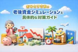 お一人様老後に備える資金シミュレーションと対策具体的ガイド