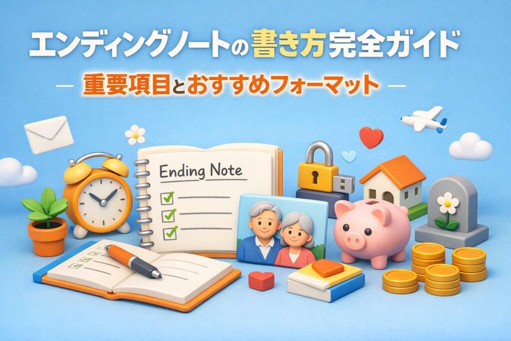 エンディングノートの書き方完全ガイド：重要項目とおすすめフォーマット