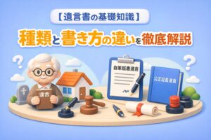 【遺言書の基礎知識】種類と書き方の違いを徹底解説