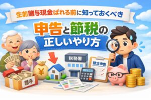 生前贈与現金ばれる前に知っておくべき申告と節税の正しいやり方