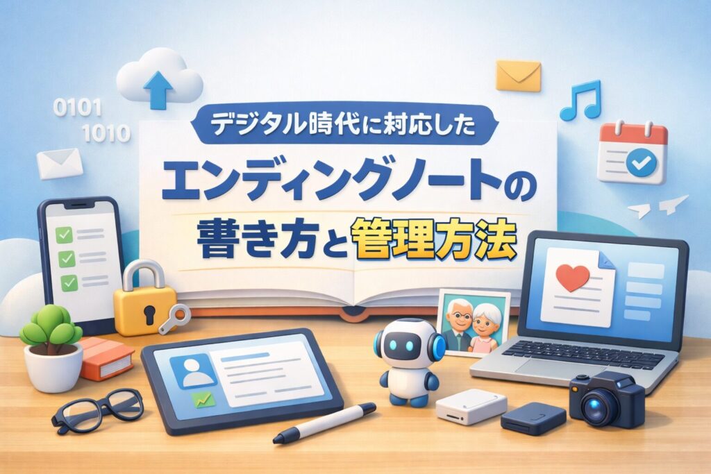 デジタル時代に対応したエンディングノートの作り方と管理方法