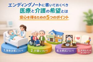 エンディングノートに書いておくべき医療と介護の希望とは？安心を得るための5つの簡単な方法