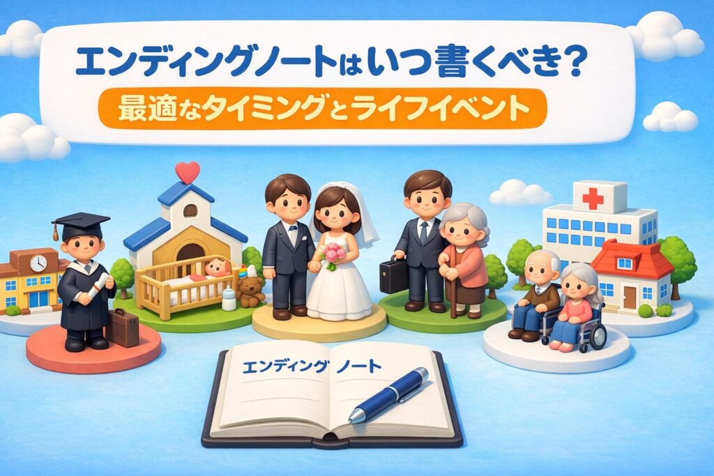 エンディングノートはいつ書くべき？最適なタイミングとライフイベント