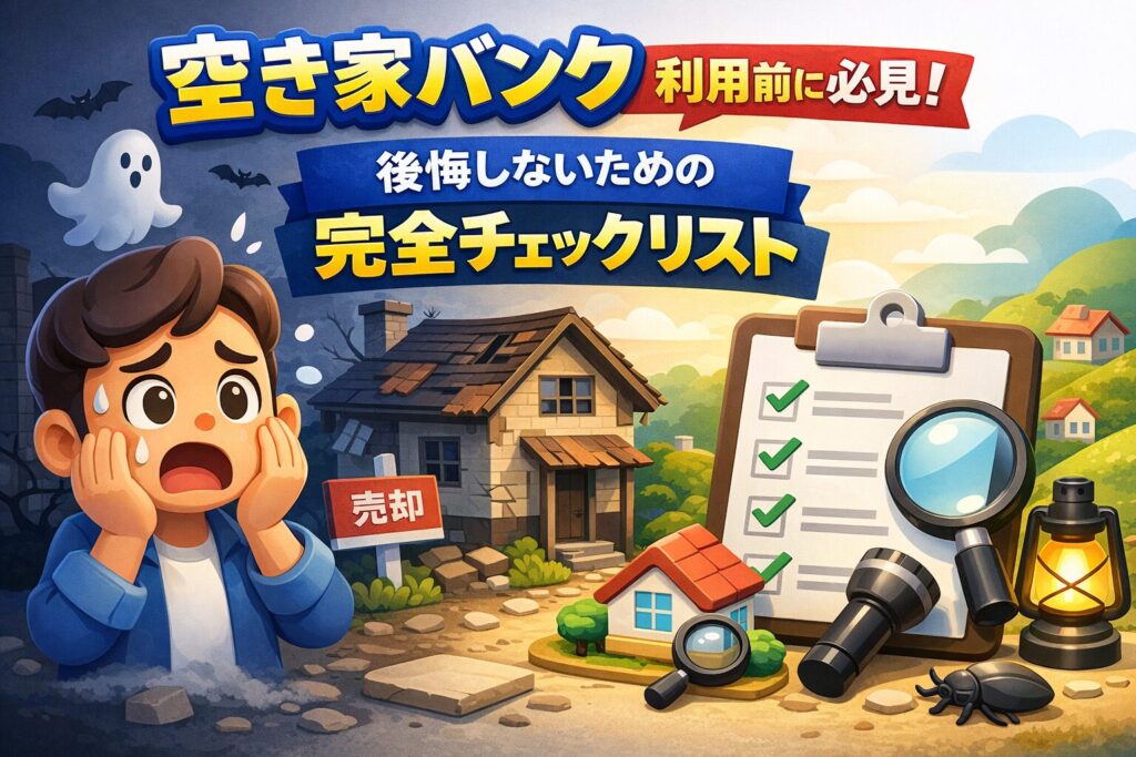 空き家バンク怖い人必見！後悔しないための完全チェックリスト