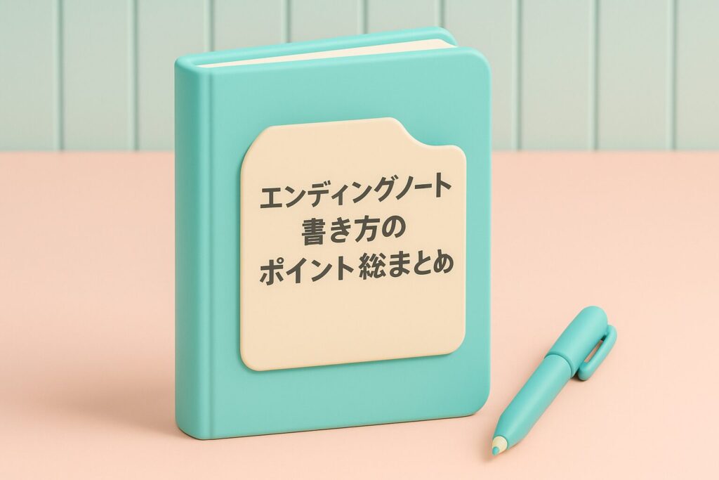 エンディングノート書き方のポイント総まとめ