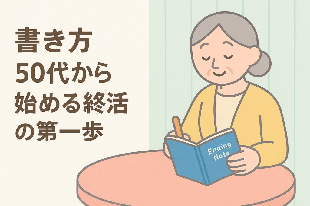 書き方 50代から始める終活の第一歩