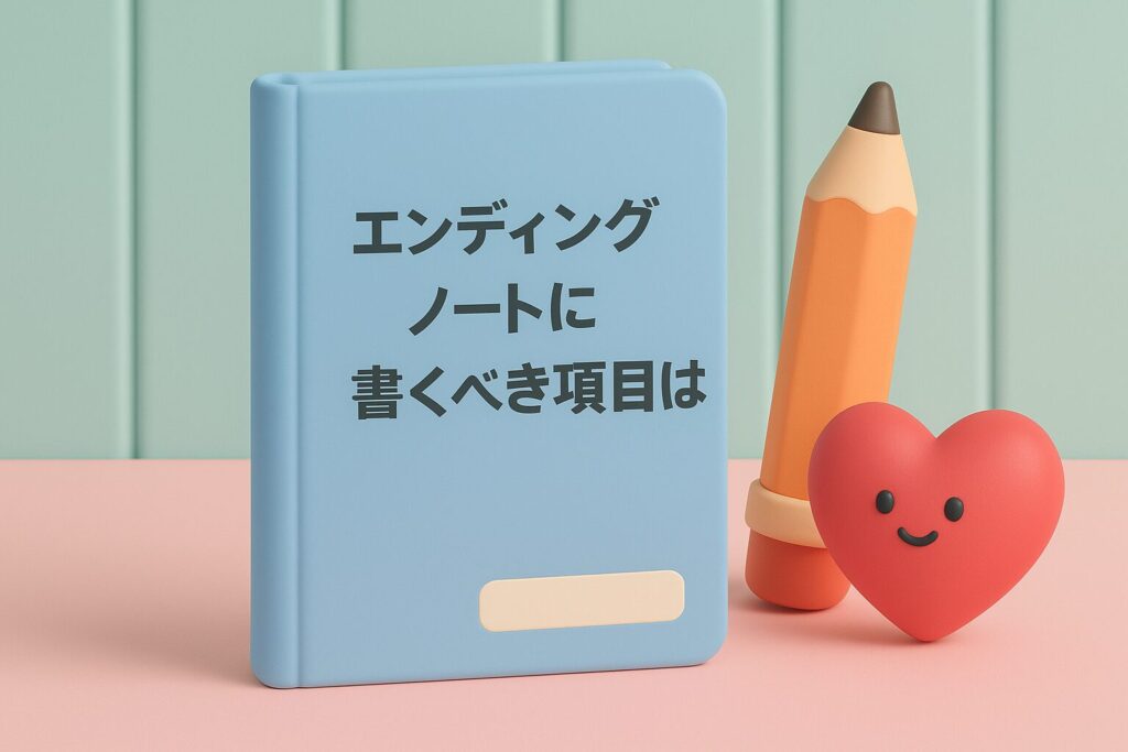 エンディングノートに書くべき項目は？