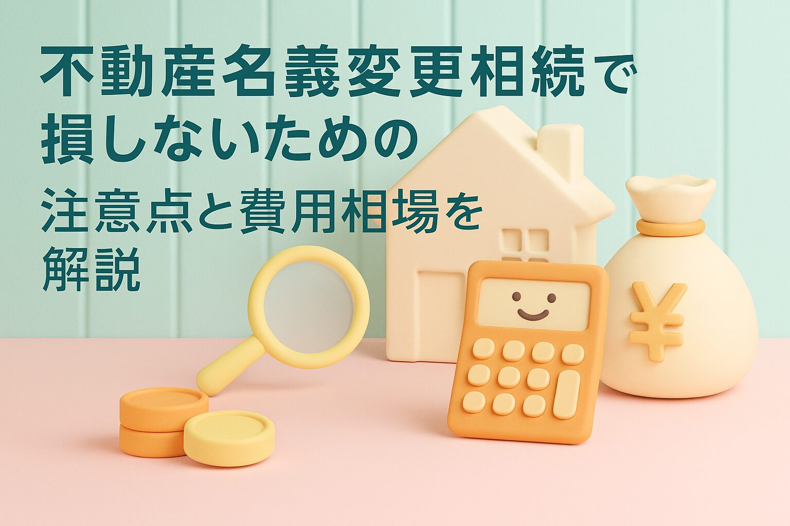 不動産名義変更相続で損しないための注意点と費用相場を解説
