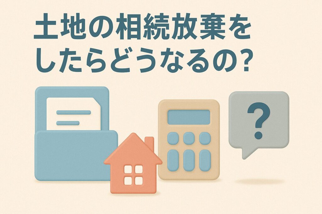 土地の相続放棄をしたらどうなるの?