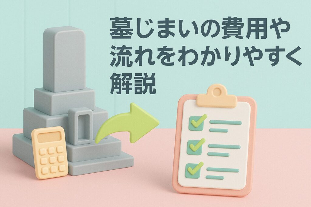 墓じまいの費用や流れをわかりやすく解説