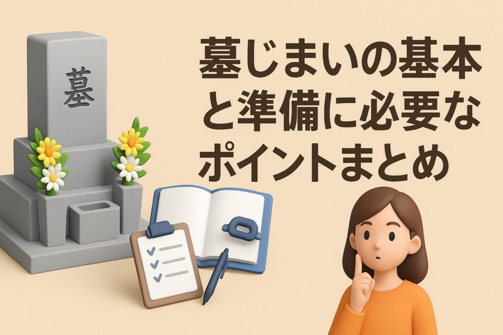 墓じまいの基本と準備に必要なポイントまとめ