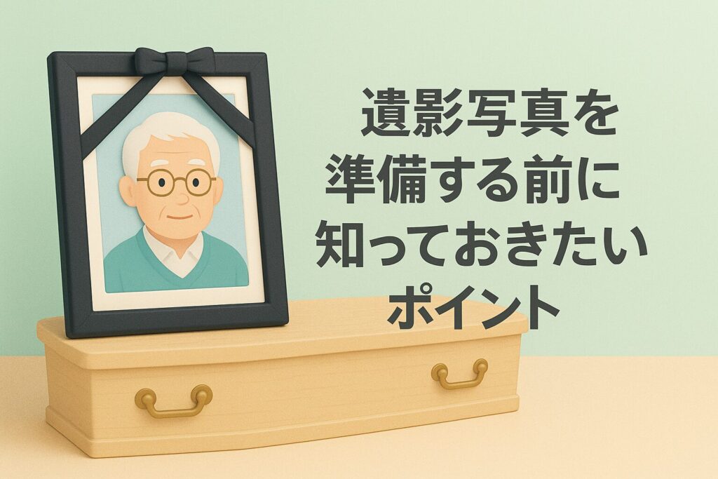 遺影写真を準備する前に知っておきたいポイント