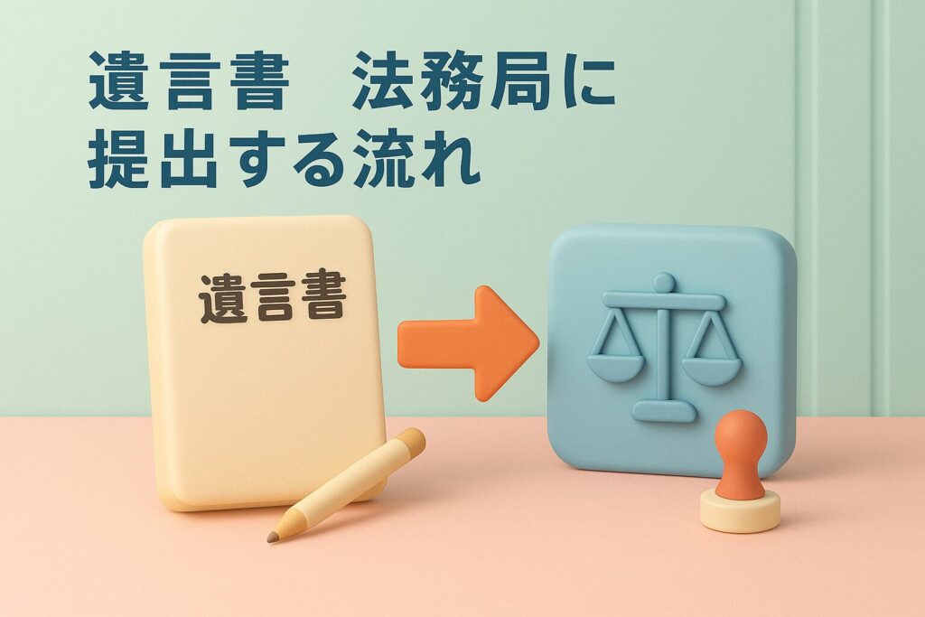 遺言書 法務局に提出する流れ
