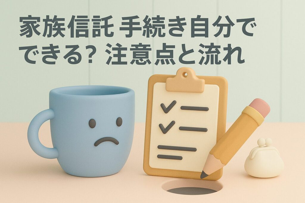家族信託 手続き自分でできる？注意点と流れ