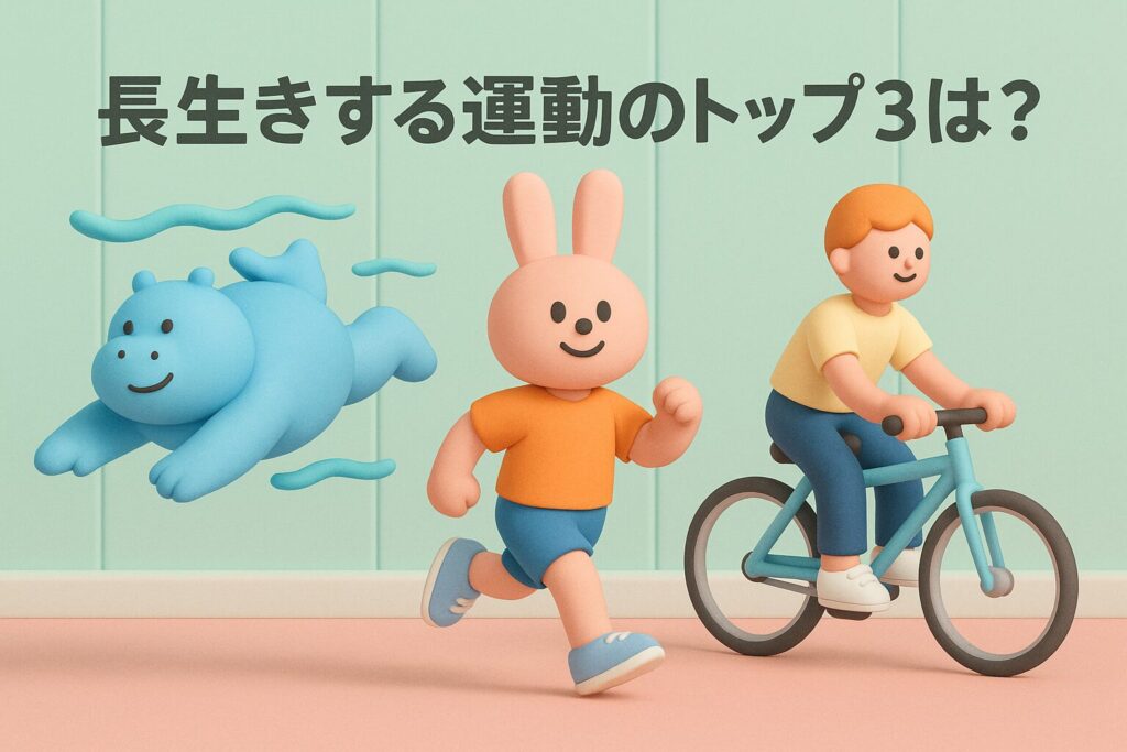 長生きする運動のトップ3は?