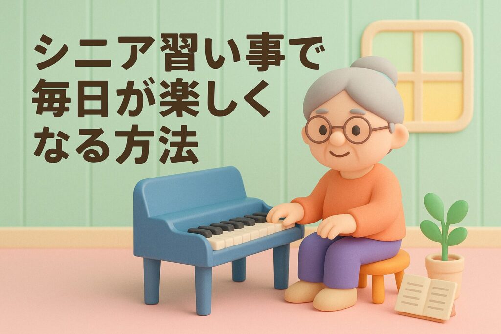 シニア習い事で毎日が楽しくなる方法