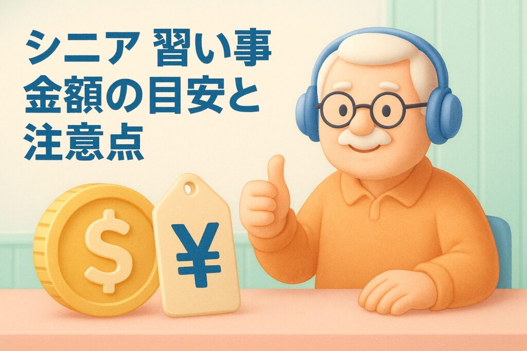 シニア 習い事 金額の目安と注意点