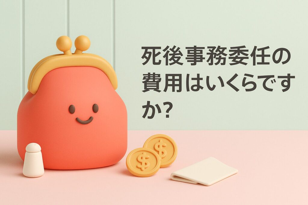 死後事務委任の費用はいくらですか?