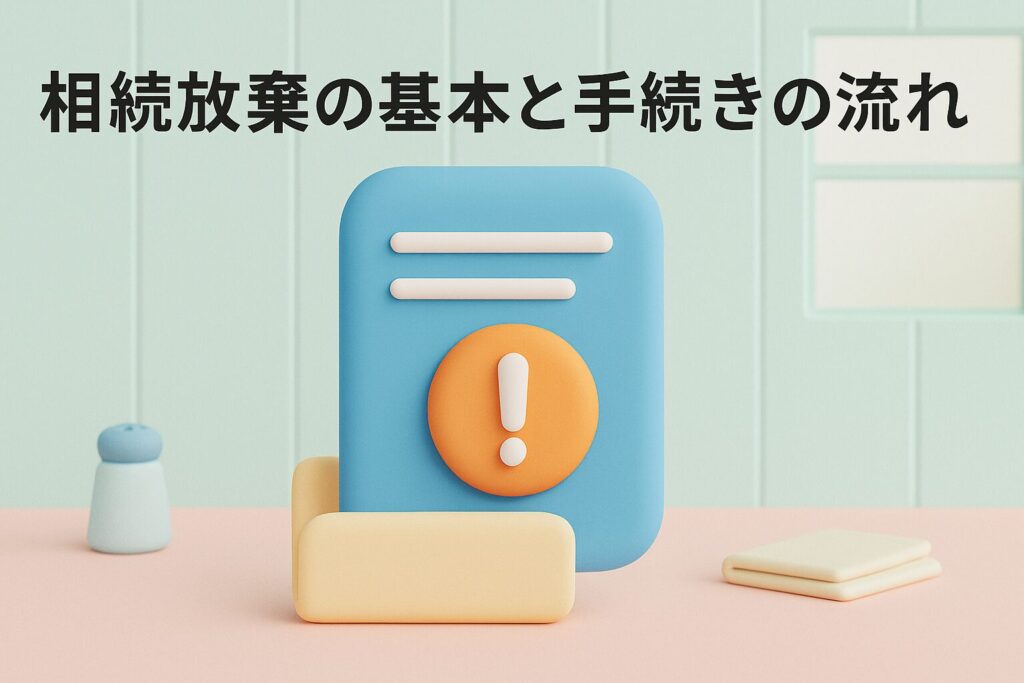 相続放棄の基本と手続きの流れ