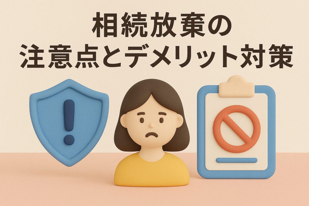 相続放棄の注意点とデメリット対策