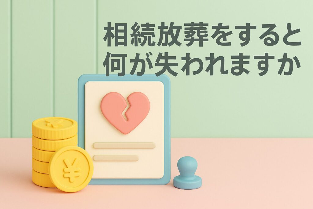 相続放棄をすると何が失われますか？