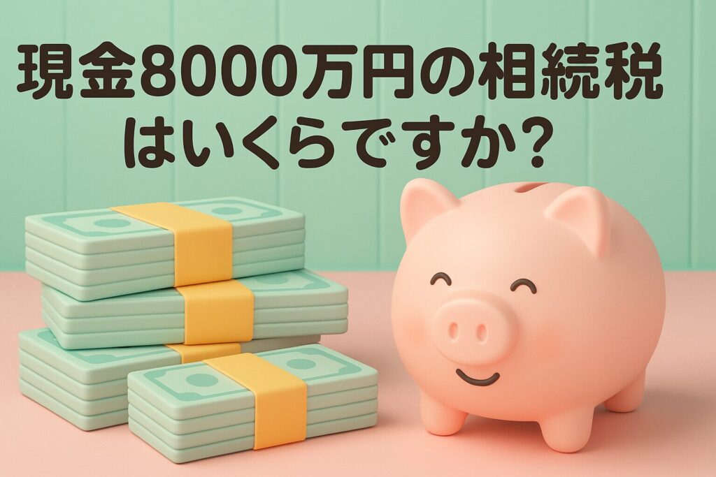 現金8000万円の相続税はいくらですか?