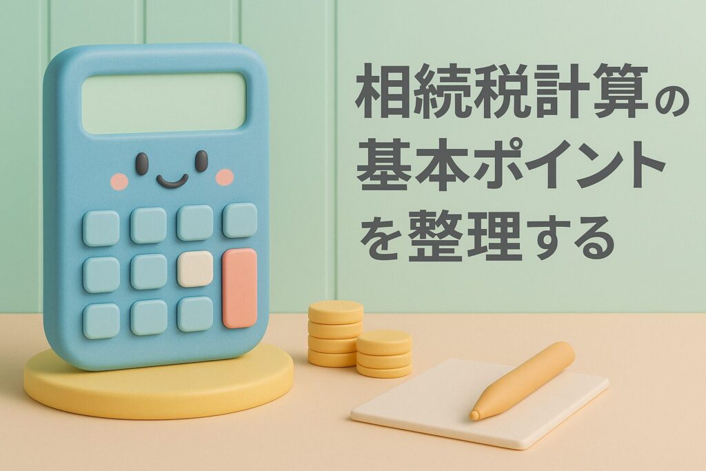 相続税計算の基本ポイントを整理する