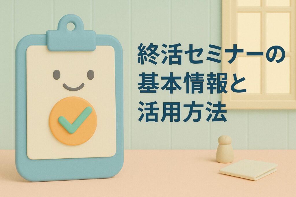 終活セミナーの基本情報と活用方法