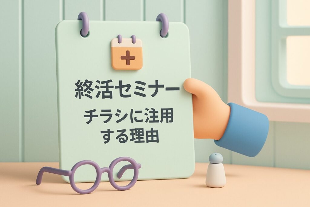 終活セミナー チラシに注目する理由