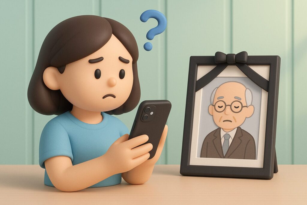 遺影写真スマホ利用時の注意点と疑問