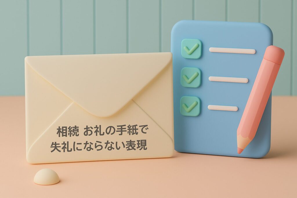 相続 お礼 の手紙で失礼にならない表現