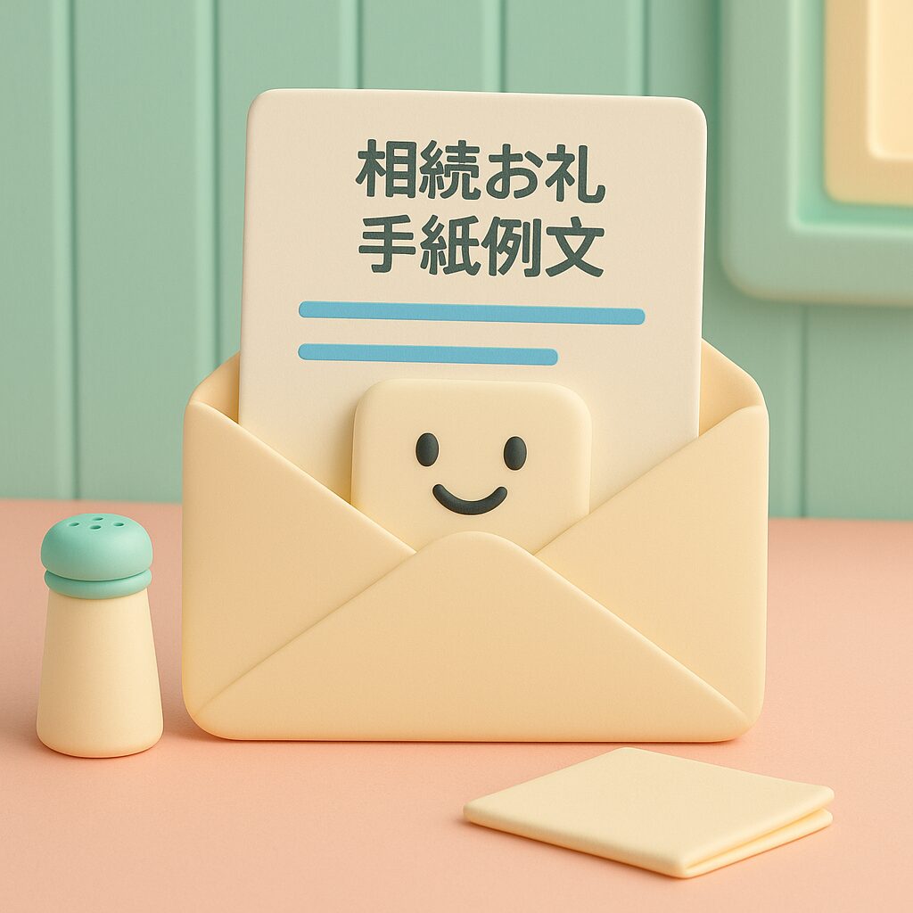 相続お礼手紙例文の具体例と活用シーン