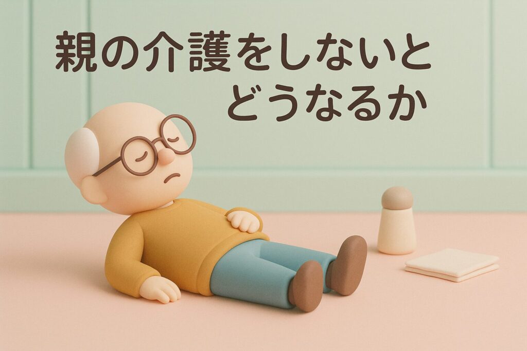 親の介護をしないとどうなるかを知る