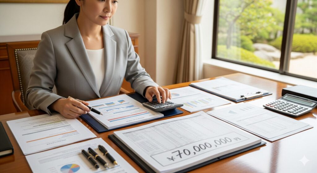 7000万の不動産相続、相続税はいくら?