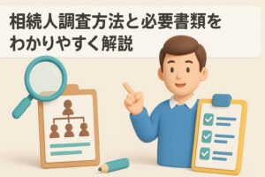 相続人調査方法と必要書類をわかりやすく解説